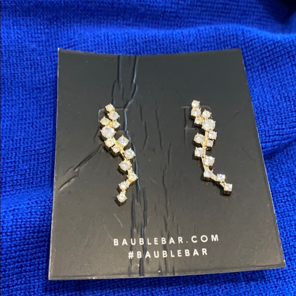 NWT BaubleBar Farah Ear Crawler Earrings